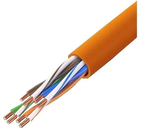 Витая пара Retic 40м, UTP, 4PR, cat. 5e, CCA, LSZH, 24 AWG, indoor UTP4-C5E-CCA-IN-LSZH-40-TWCS