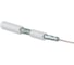 Коаксиальный Hyperline COAX-SAT703N-WH-100 SAT703N, 75 Ом, жила - 17 AWG 1.13 mm, медь,solid, экран - фольгаоплетка луженная медь, 45%, общий диаметр 6.6мм, изоляция PV 1