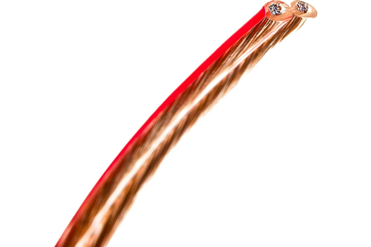 Акустический кабель DORI 2x0,75 прозрачный 5м, шт 11738 - выгодная цена ...