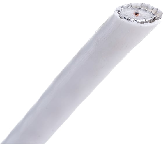 Коаксиальный кабель DORI RG-6 U белый CCA 50м, шт 1126-1