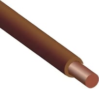 Провод ООО «Радиус» ПуВнг(А)-LS 1x2,5 коричневый 500 метров TR7154