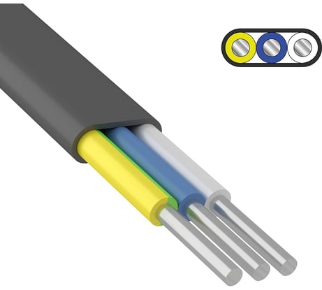 Кабель ККЗ алюминиевый АВВГ-П 3x6,0 мм² 150 м 01-8757 KKZ40-00000240