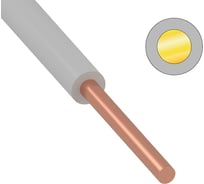 Провод ККЗ ПуВ, ПВ-1 16 мм² 100 м белый ГОСТ 01-8608-1 KKZ40-00003586
