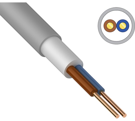 Кабель NUM-O ККЗ 2x1,5 кв.мм 100 м ГОСТ 01-8701 1