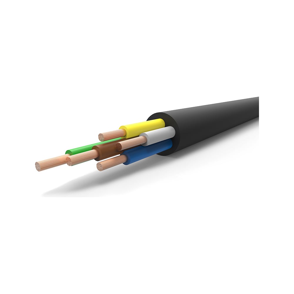 Кабель КГтп-ХЛ REXANT 5х4 кв.мм 10 м ГОСТ 01-8433-10 - выгодная цена ...