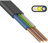 Кабель ВВГ-ПнгА-LS ККЗ 3x6 кв.мм 100 м ГОСТ 01-8274-2