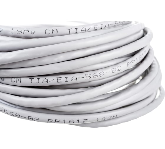 Кабель UTP4 DORI cat.5e 4x2х0.51 CCA серый 10м, шт 11356