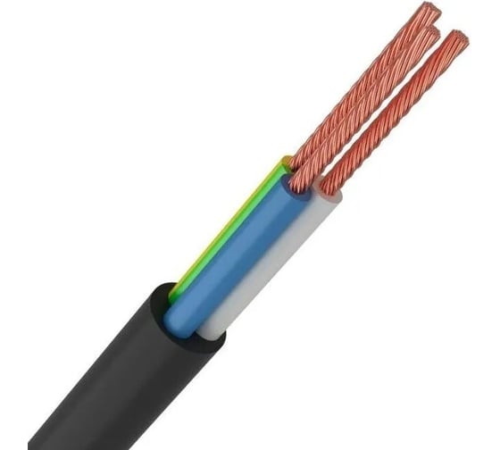 Провод ККЗ ПВС 3x1,0 мм² 200 м черный 01-8045-4 KKZ40-00006942
