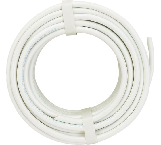 Провод REXANT ПВС 2x1,0 мм2, белый, 20 м, ГОСТ 01-8032-20