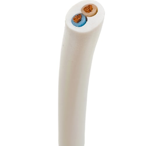 Провод REXANT ПВС 2x1,0 мм2, белый, 20 м, ГОСТ 01-8032-20