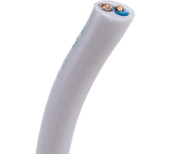 Провод REXANT ПВС 2x1,0 мм2, белый, 10 м, ГОСТ 01-8032-10