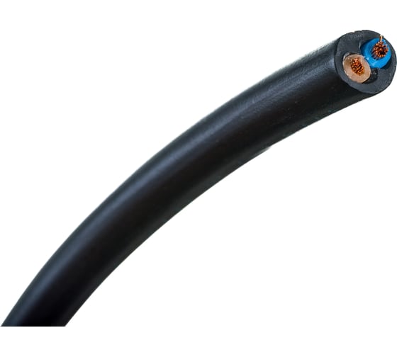 Провод REXANT ПВС 2x1,5 мм2, черный, 20 м, ГОСТ 01-8033-20