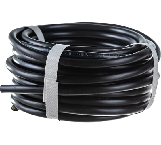 Провод REXANT ПВС 3x1,5 мм2, черный, 10 м, ГОСТ 01-8047-10