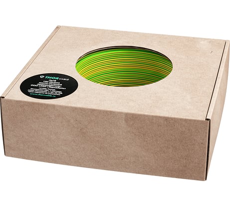 Провод ПУГВ Торкабель 0,5 желтый-зеленый 100м в коробке 0749524537264