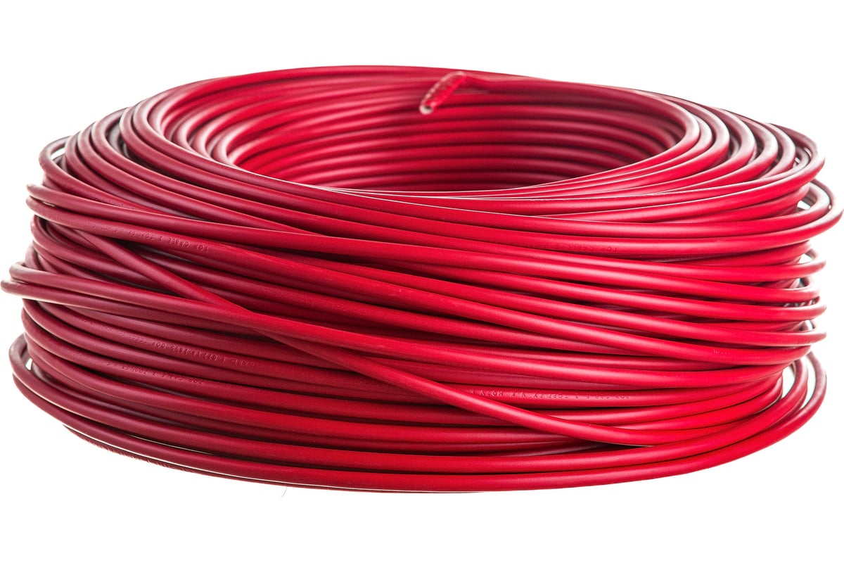 Монтажный гибкий провод Top Cable 1x2.5 красный TOPFLEX V-K H07V-K ...