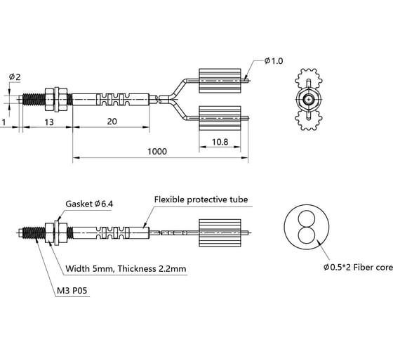 Оптоволоконный кабель Lanbao PFRD-310 07-00040021