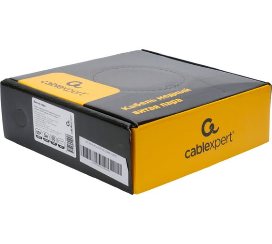 Кабель Cablexpert (RU) UTP outdoor 4x2x0.51, медный, кат.5e, однож., 100м, box, черный, UPC-5051E-4-CU-OUT/100