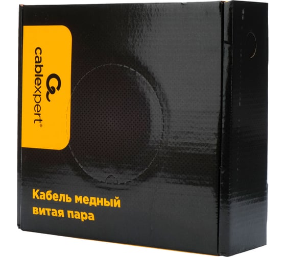Кабель Cablexpert (RU) UTP outdoor 4x2x0.51, медный, кат.5e, однож., 100м, box, черный, UPC-5051E-4-CU-OUT/100