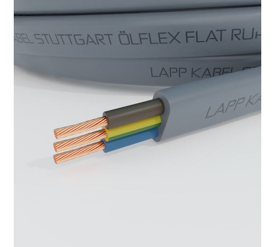 Кабель LAPP FLEXICORE FLAT RU нг(А)-LS 3G0,75 10м 3120000176