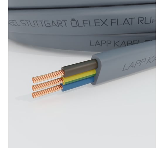 Кабель LAPP FLEXICORE FLAT RU нг(А)-LS 3G2,5 10м 3120000188