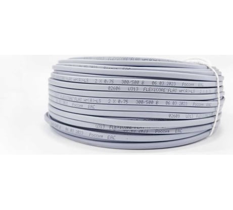 Кабель FLEXICORE FLAT RU LAPP нг(А)-LS 2x0,75 50м 3120000160