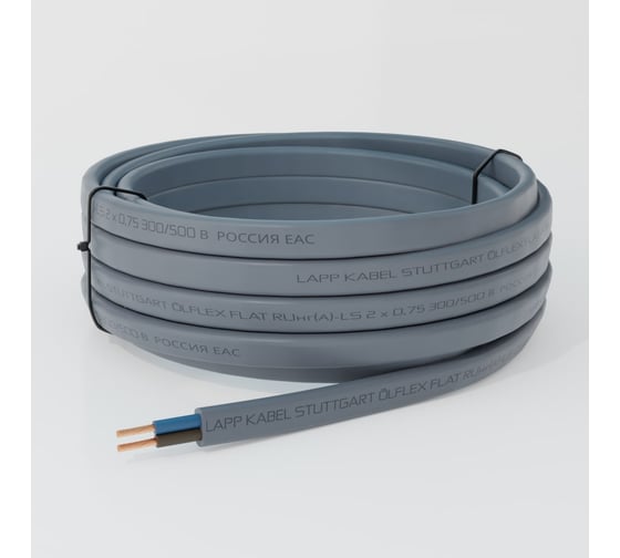 Кабель LAPP FLEXICORE FLAT RU нг(А)-LS 2x0,75 20м 3120000159 1