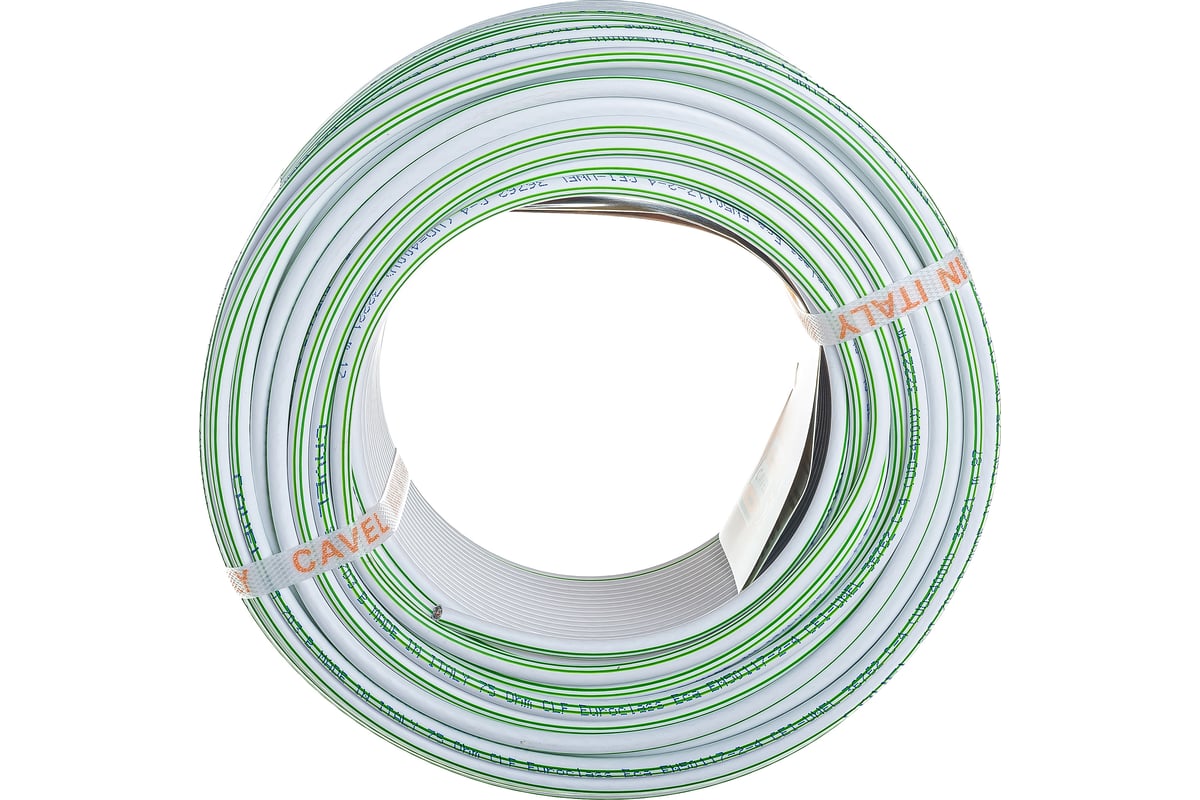 Коаксиальный кабель CAVEL SAT-703, 100 метров 00001414 - выгодная цена,  отзывы, характеристики, фото - купить в Москве и РФ