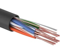 Сетевой кабель UTP LEEK 4x2x24 AWG CCA CAT5e PE Outdoor LE бухты 305м LE 030100-0002