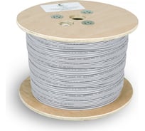 Кабель Cabeus витая пара, категория 5e, 1 пара 26 AWG многожильный, серый 500 м/ UTP-1P-Cat.5e-PATCH