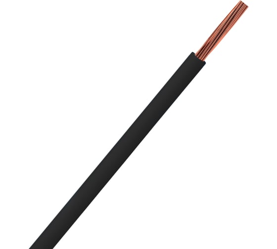 Провод Партнер-электро ПуГВнг(А)-LS 1x1,0 черный (100м) P056G-01N04MC-B100BK 1