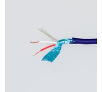 Кабель микрофонный Pro Legend 2х0,12мм², ø 3мм, 2 экрана, синий, 45м PL3145_45