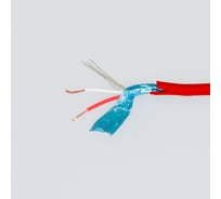 Кабель микрофонный Pro Legend 2х0,12мм², ø 3мм, 2 экрана, красный, 6м PL3146_6