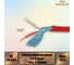 Кабель микрофонный Pro Legend 2х0,12мм², ø 3мм, 2 экрана, красный, 20м PL3146_20 2