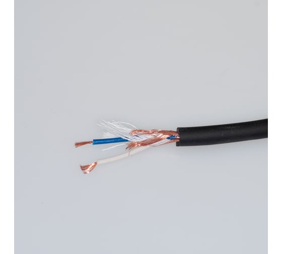 Кабель микрофонный Pro Legend 2х0,24мм², ø 6,5мм, 1 экран, черный, 40м PL3130_40