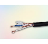 Кабель микрофонный Pro Legend 2х0,24мм², ø 6,5мм, 1 экран, черный, 100м PL3130
