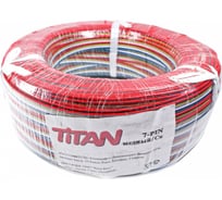 Провод PM Terminator 0,75 7-Pin 50м Titan, плоский ленточный провод 7 жил, медный Titan 2200079