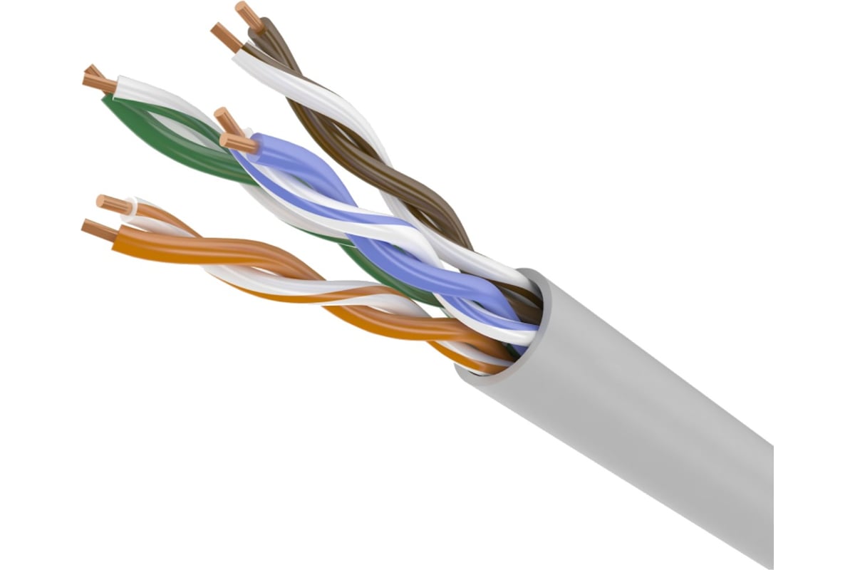 Кабель Folan U/UTP Cat 5e PVC нг(А)-LS 4x2х0,52 100м О.U42052LS.100 ...