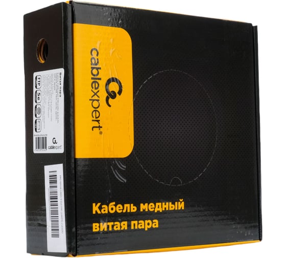 Кабель Cablexpert (RU) FTP-LSZH 4x2x0.51, медный, кат.5e, однож., 100м, box, оранжевый, FPC-5051E-LSZH-4-CU/100