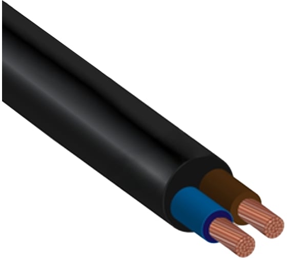 Кабель Электрокабель КГ-ХЛ 2x4-220/380В-3 ТУ 16.К73.077-2006 (ГОСТ 24334-2020), 50 м. 100000872279030001-50 1