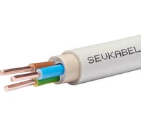 Кабель Севкабель NYM 3х2,5 мм 100 м 05497