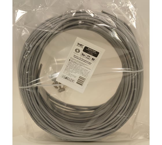 Витая пара TWIST FTP 4 пары 5E CU внутренний PVC серый 80 м FTP4-C5E-CU-IN-PVC-80-TWCS