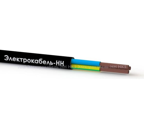 Провод ПВС ЭЛЕКТРОКАБЕЛЬ НН 3x1 380В Ч (уп.100м) 000007215