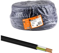 Кабель TDM ELECTRIC ППГнг(А)-FRHF 3x2,5 ок(N,PE)-0,66, ГОСТ, 100м SQ0128-0061