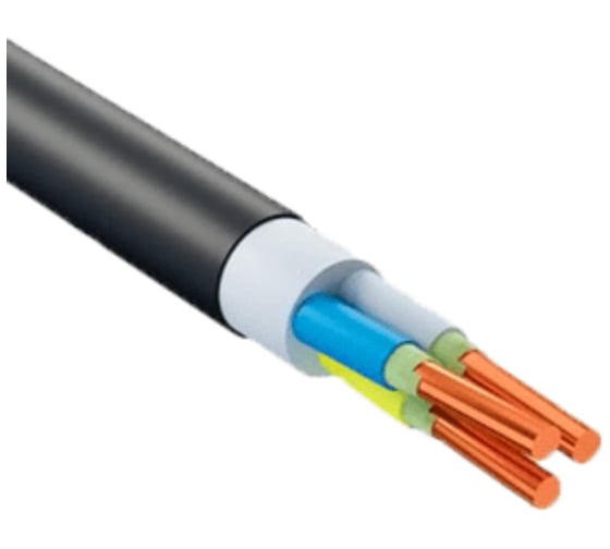 Кабель TDM ППГнг(А)-HF 3x2,5 ок(N,PE)-0,66, ГОСТ, 100м SQ0128-0059 1