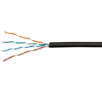 Кабель SkyNet (N) Standart UTP outdoor 4x2x0.48, медный, FLUKE TEST,кат.5e,однож.,305м, box, черный, CSS-UTP-4-CU-OUT-N