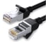 Кабель сетевой Ugreen плоский NW101 (50186) Cat 6 U/UTP Pure Copper Ethernet Flat Cable. Длина: 3м. Цвет: черный 50186_ 1