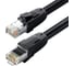 Кабель Ugreen NW121 (70172) Cat8 CLASS I S/FTP Round Ethernet Cable. Длина: 5м. Цвет: черный 70172_ 1
