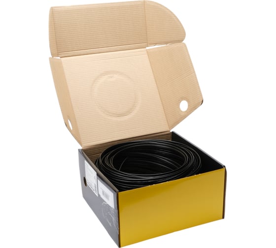 Кабель Cablexpert (RU) UTP outdoor 4x2x0.51 на тросу, мед, кат.5e, однож., 100м, box, черный, UPC-5051E-4-CU-OUTR/100