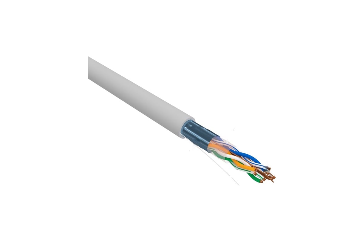 Кабель REXANT витая пара F/UTP, CAT 5e, PVC нг(А)-LS, 4x2х0,52мм, 4PR ...