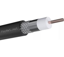 Кабель FocNet RG-59U IT cable, 75 Ом, CU, черный (250м) 1603001465022